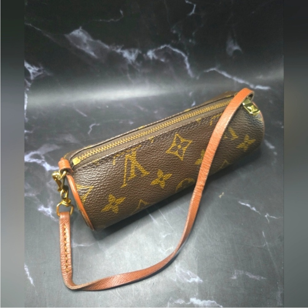 Louis Vuitton Papillon Brown Monogram Cylinder Small Bag